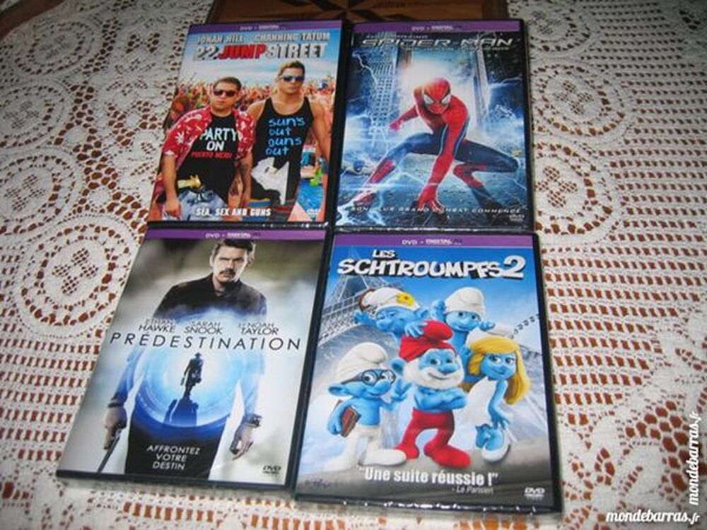 4 dvd varies DVD et blu-ray