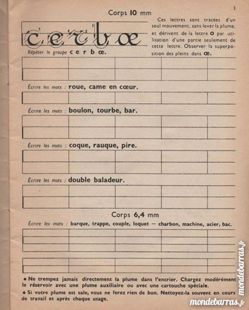 CAHIER D'&Eacute;CRITURE - calligraphie / prixportcompris Livres et BD