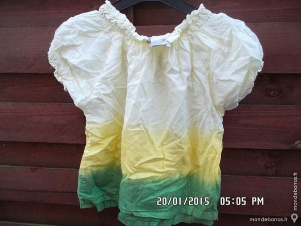 haut jaune et vert t.12 ans kiki60230 Vêtements enfants