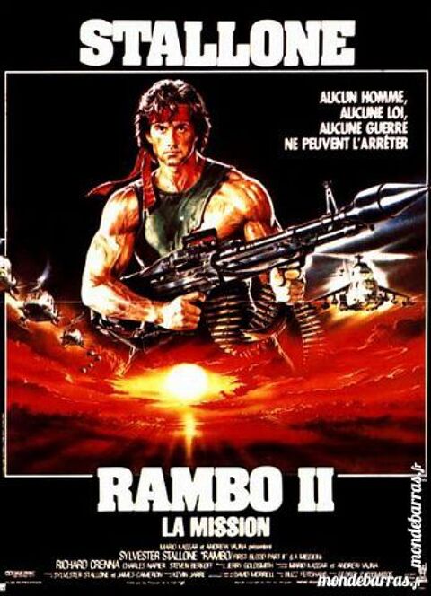 Dvd: Rambo 2 (124) 6 Saint-Quentin (02)