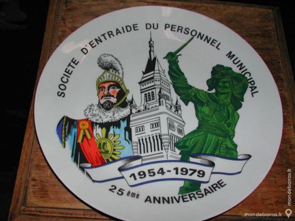 Dunkerque jean bart porcelaine st amand lys Décoration
