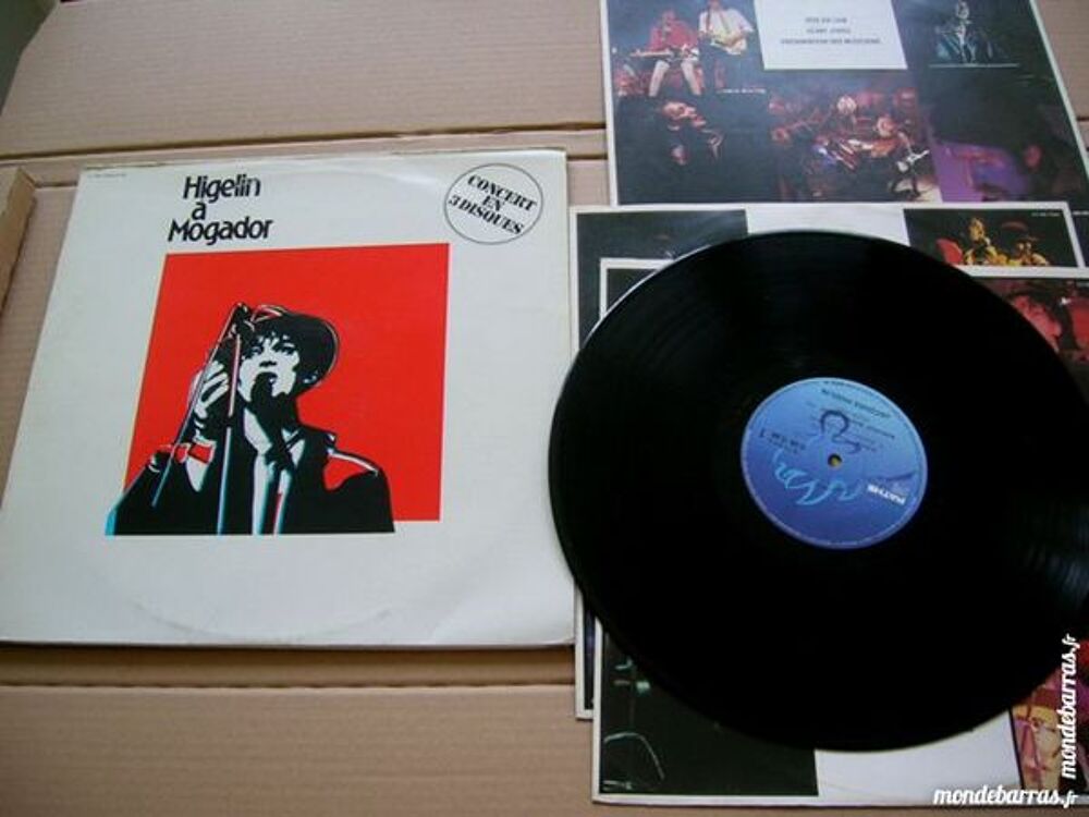 HIGELIN &agrave; MOGADOR en CONCERT en 3 DISQUES CD et vinyles