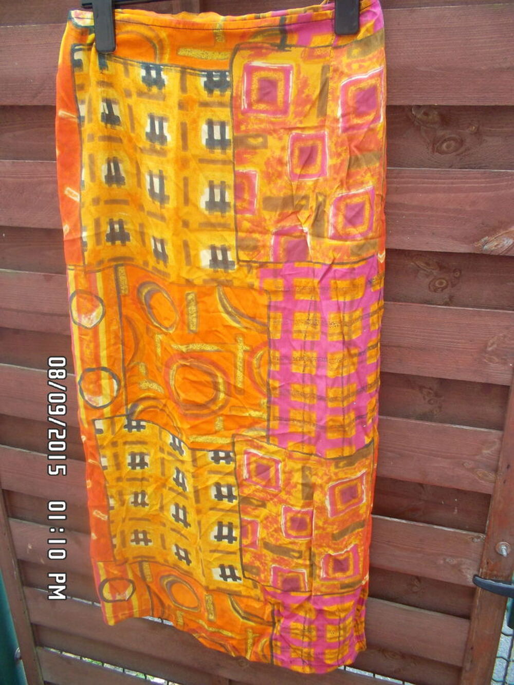 JUPE PORTEFEUILLE ORANGE T.36-40*2E*KIKI60230 Vêtements