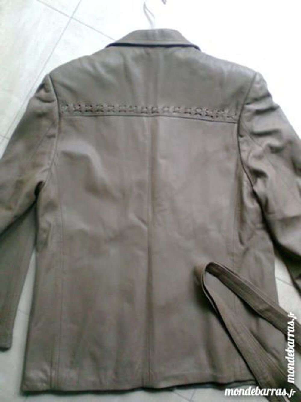 VESTE CUIR SOUPLE - 40/42 - zoe Vêtements
