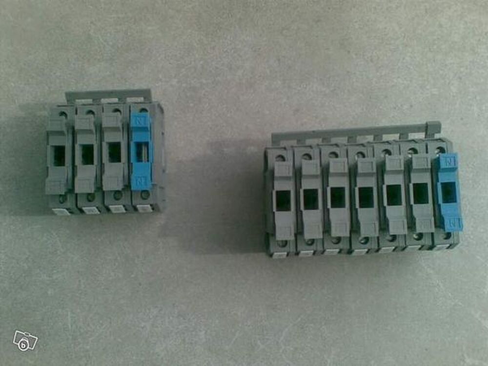 Portes fusibles 8x31 400V 20A rail DIN Bricolage