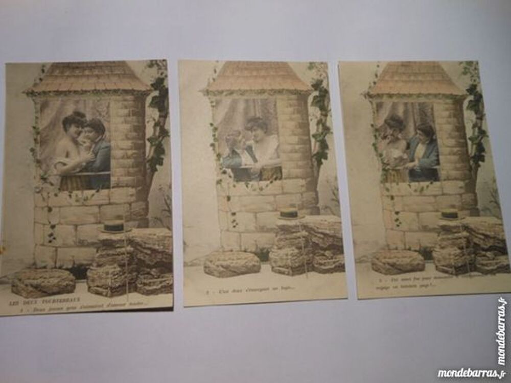 CPA serie de 6 les deux tourtereaux N&deg;56 