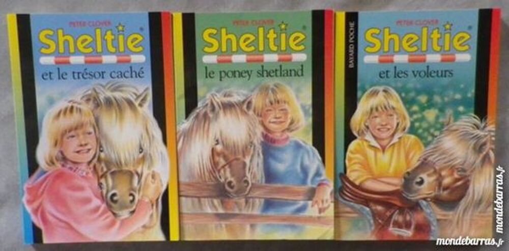 LOT DE 3 SHELTIE BAYARD POCHE Livres et BD