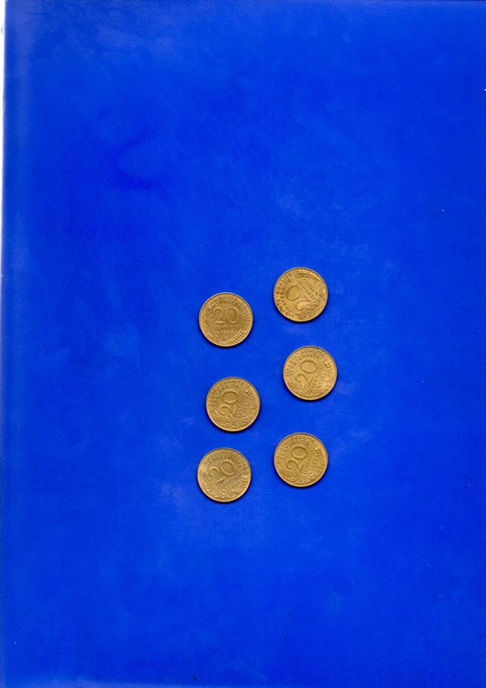 pi&eacute;ces france 20 centimes 1985 