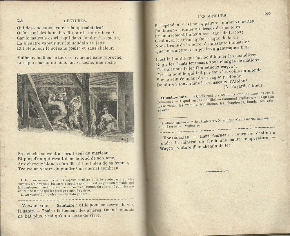 
livre , lectures choisies 1925 Livres et BD