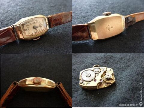 MONTRE DAME MECANIQUE or & argent 1930 VIN0007 125 Metz (57)