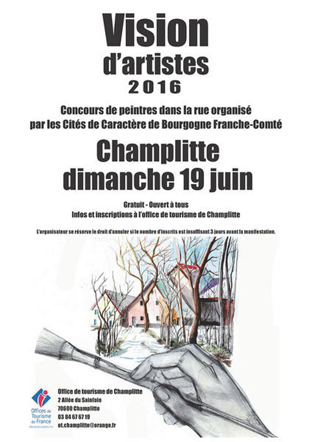 Vision d'artistes - Concours de peintres &agrave; Champlitte 