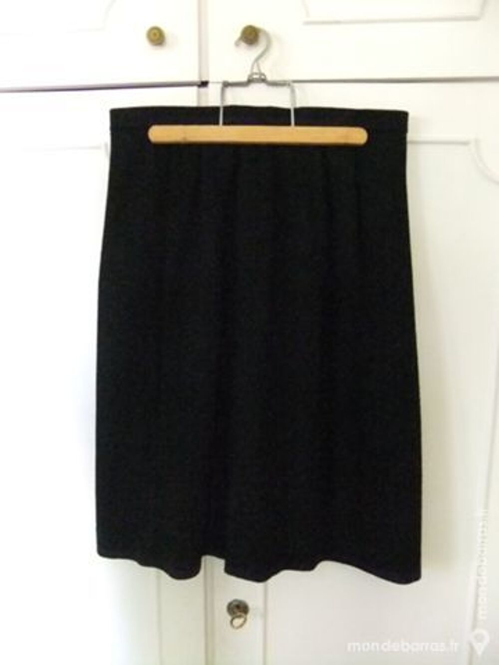 Ensemble jupe + haut noir et turquoise Vêtements