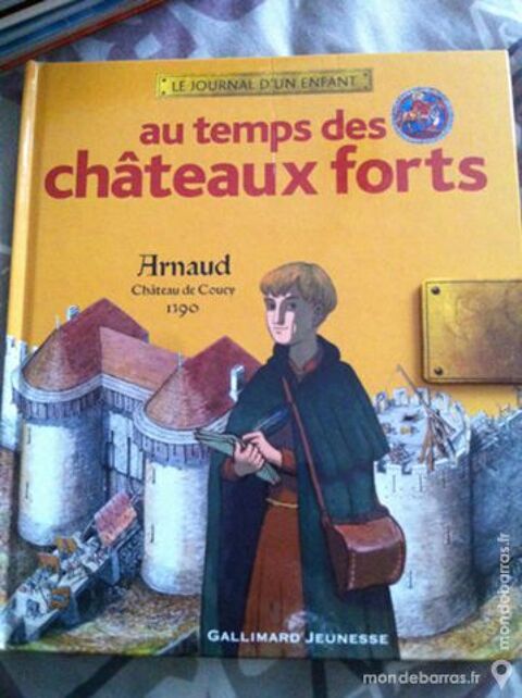 Livre enfants Au Temps des Chateaux forts 4 Angers (49)