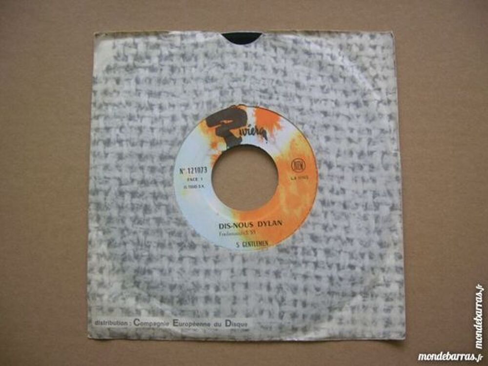 45 TOURS 5 GENTLEMEN Dis nous Dylan- JUKEBOX CD et vinyles