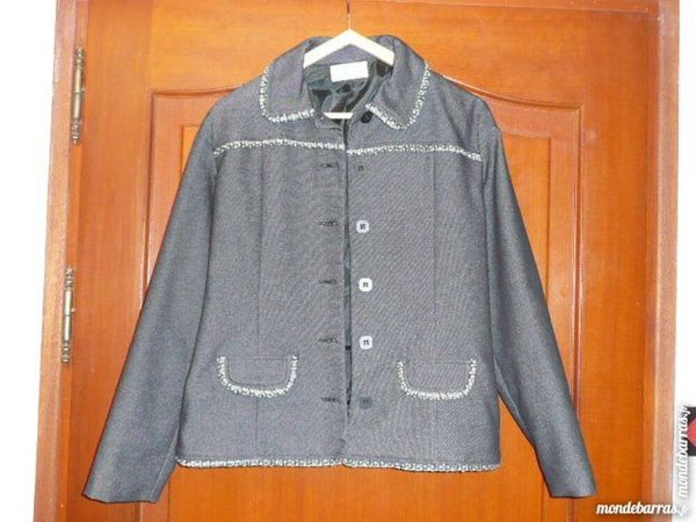 VESTE GRISE ARMAND THIERY T42 Vêtements