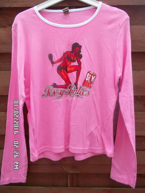 TEE SHIRT MANCHES LONGUES ROSE*JUSTE 2E*KIKI60230 2 Chambly (60)