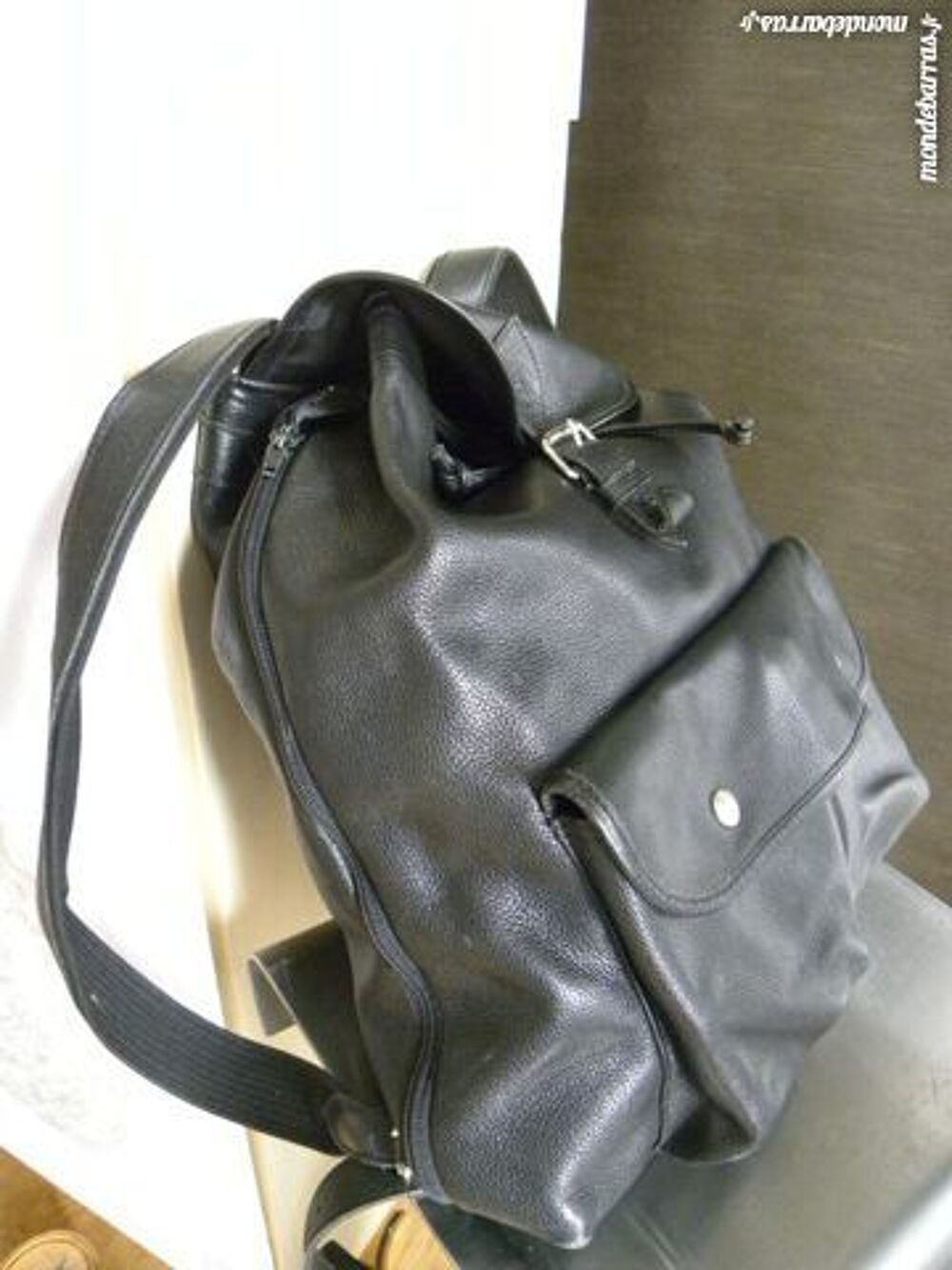 sac tout cuir de marque Longchamp Maroquinerie