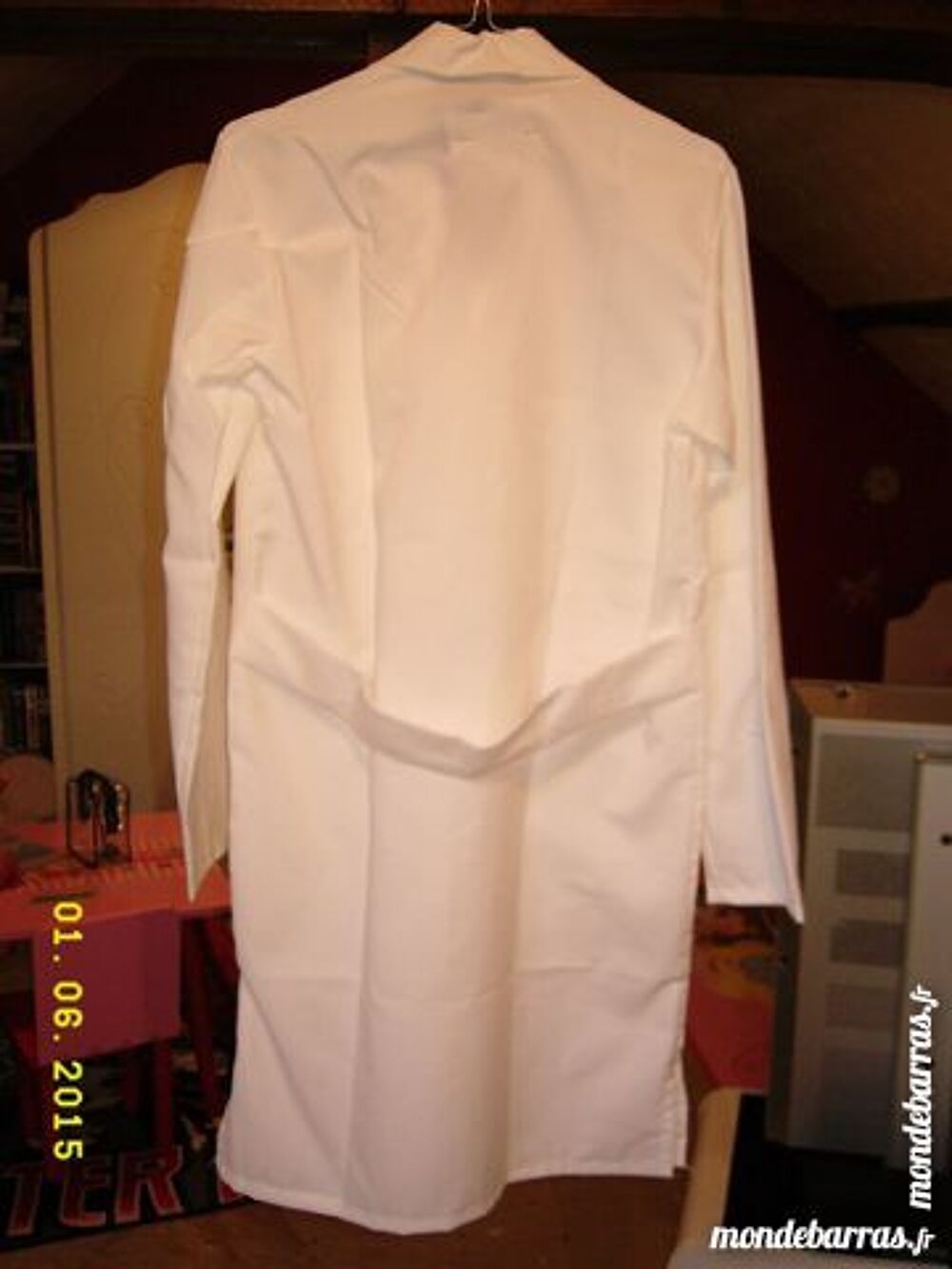Blouse blanche unisexe Vêtements