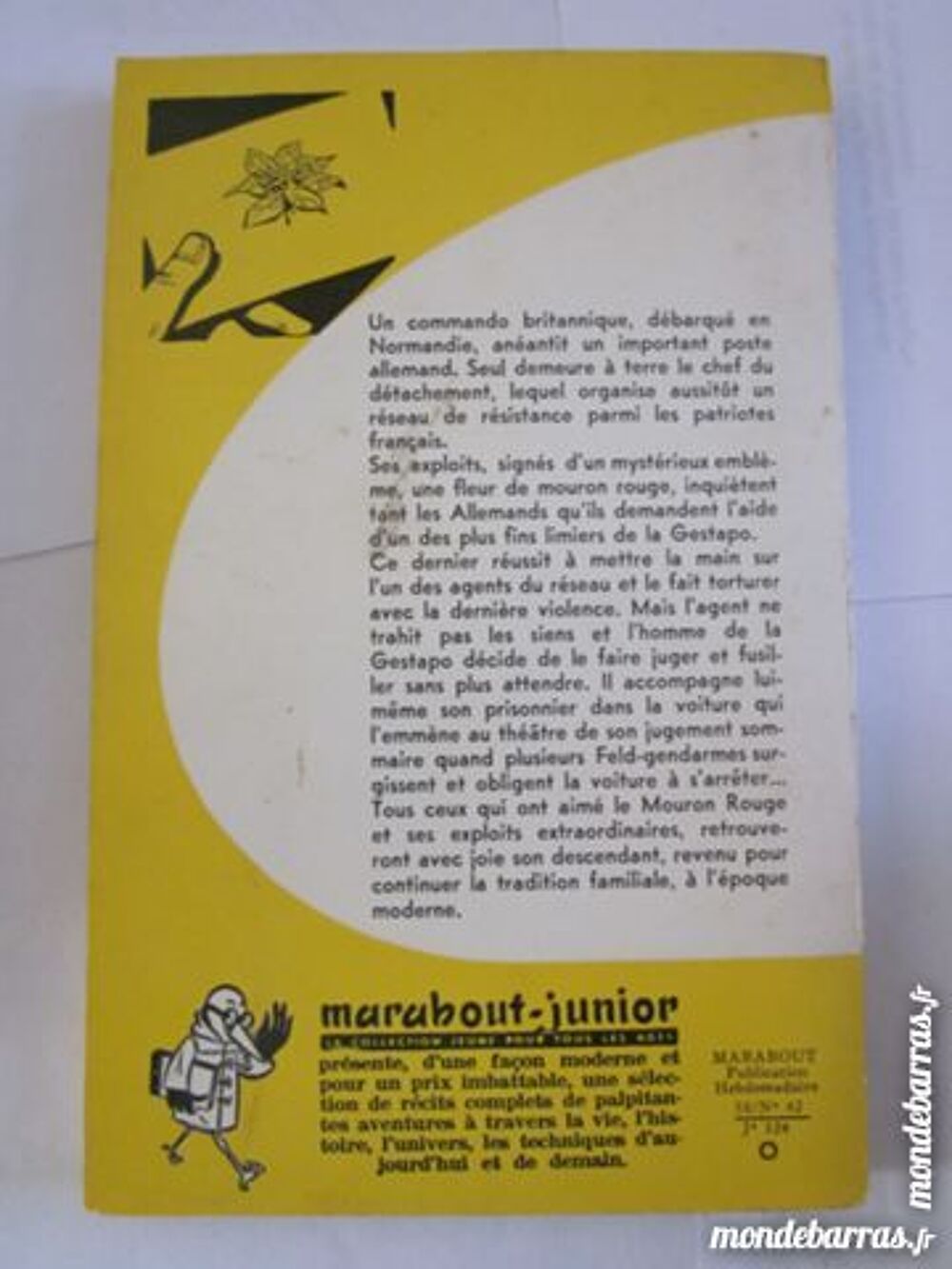 LE RETOUR DU MOURON ROUGE par J. C. LAVOCAT Livres et BD