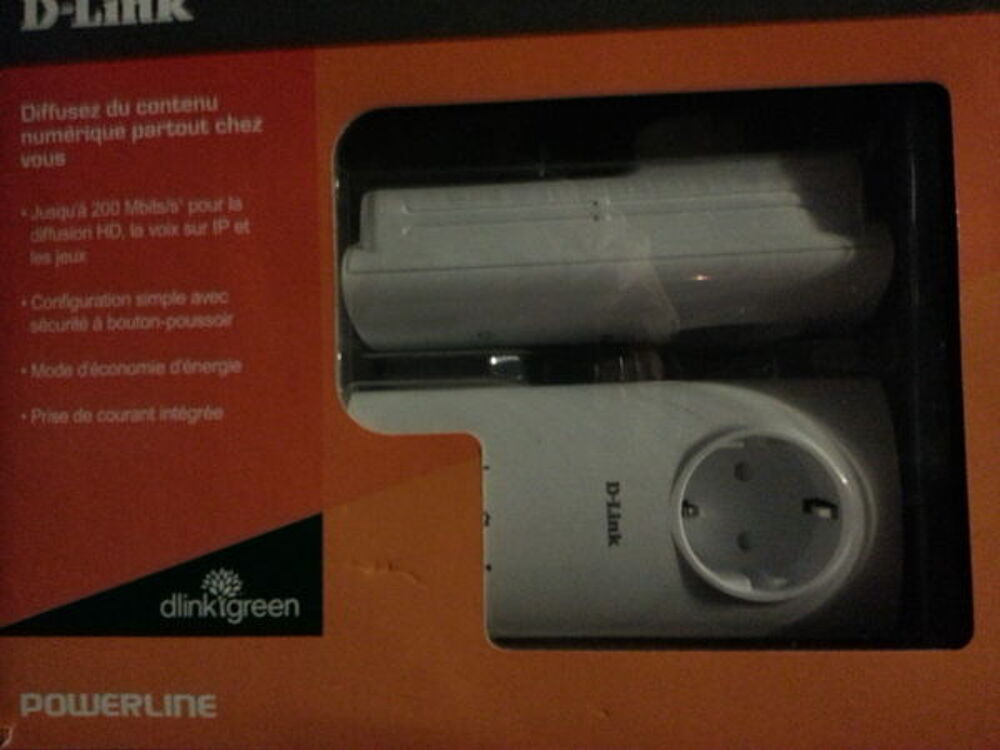 2 Adaptateurs CPL D-Link 200 Mbits/s Matériel informatique