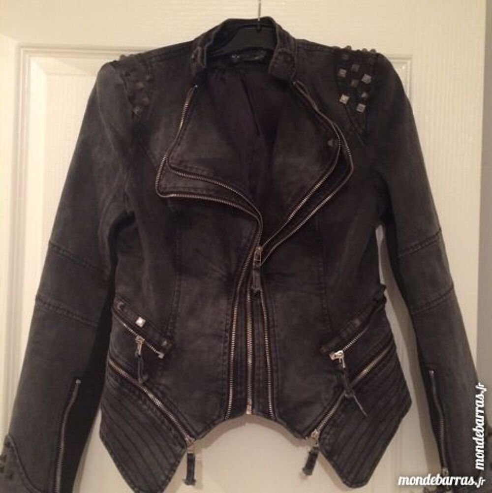 jolie veste jean noir jamais port&eacute; Vêtements
