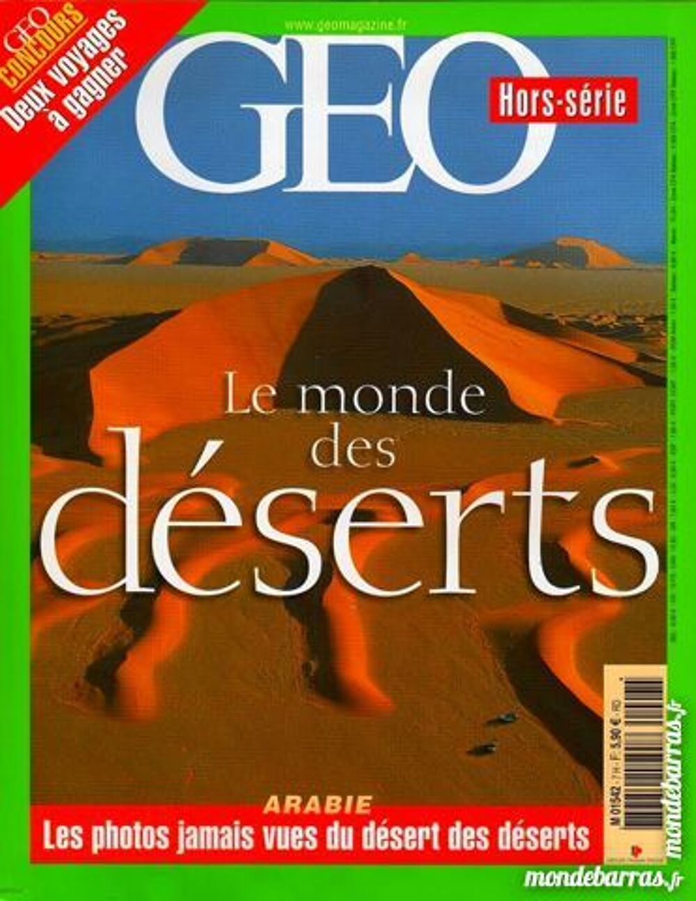 Les D&Eacute;SERTS du monde - GEO Livres et BD