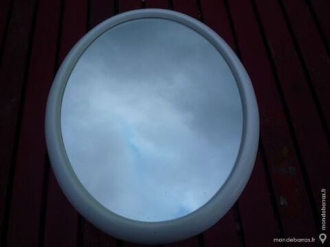Glace/miroir design ovale blanc 20 Castres (81)
