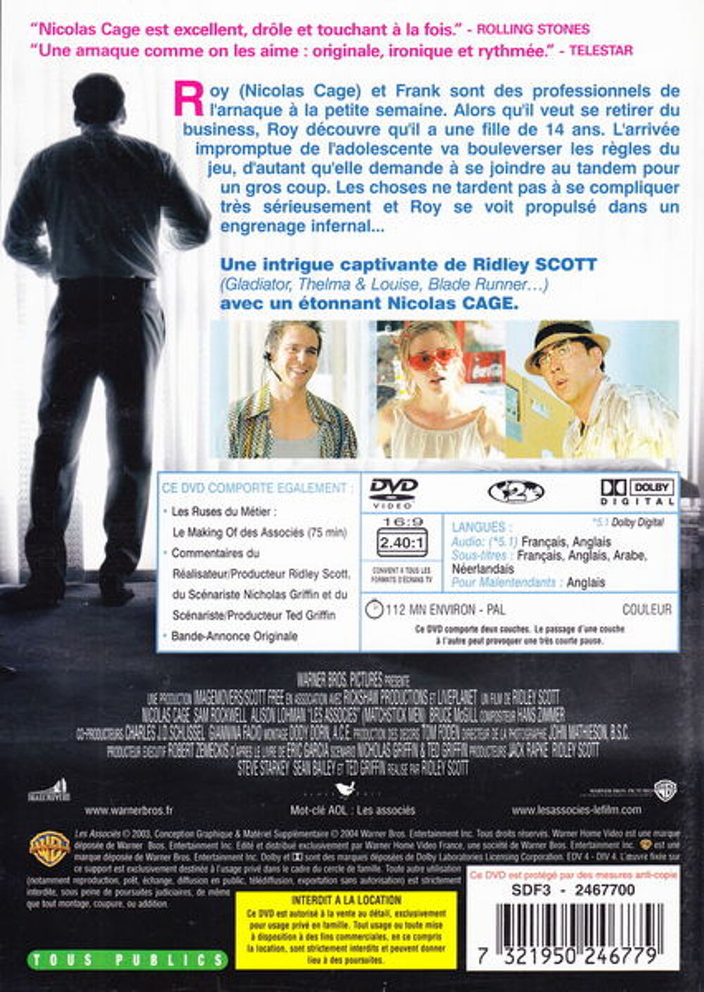 DVD Les Associ&eacute;s
DVD et blu-ray
