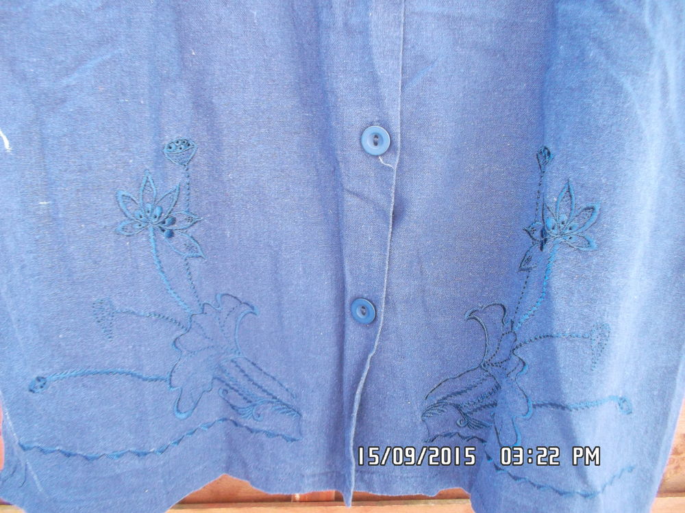 VESTON BLEU MARINE EN LIN*JUSTE 2E*KIKI60230 Vêtements