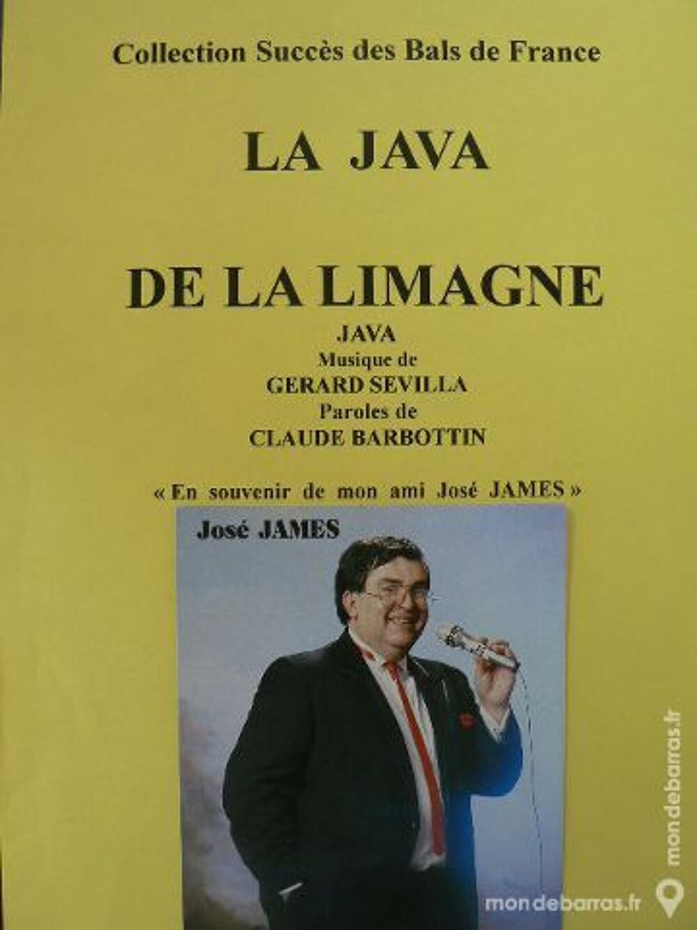 Accordeon: JAVA DE LA LIMAGNE de CLAUDE BARBOTTIN Instruments de musique