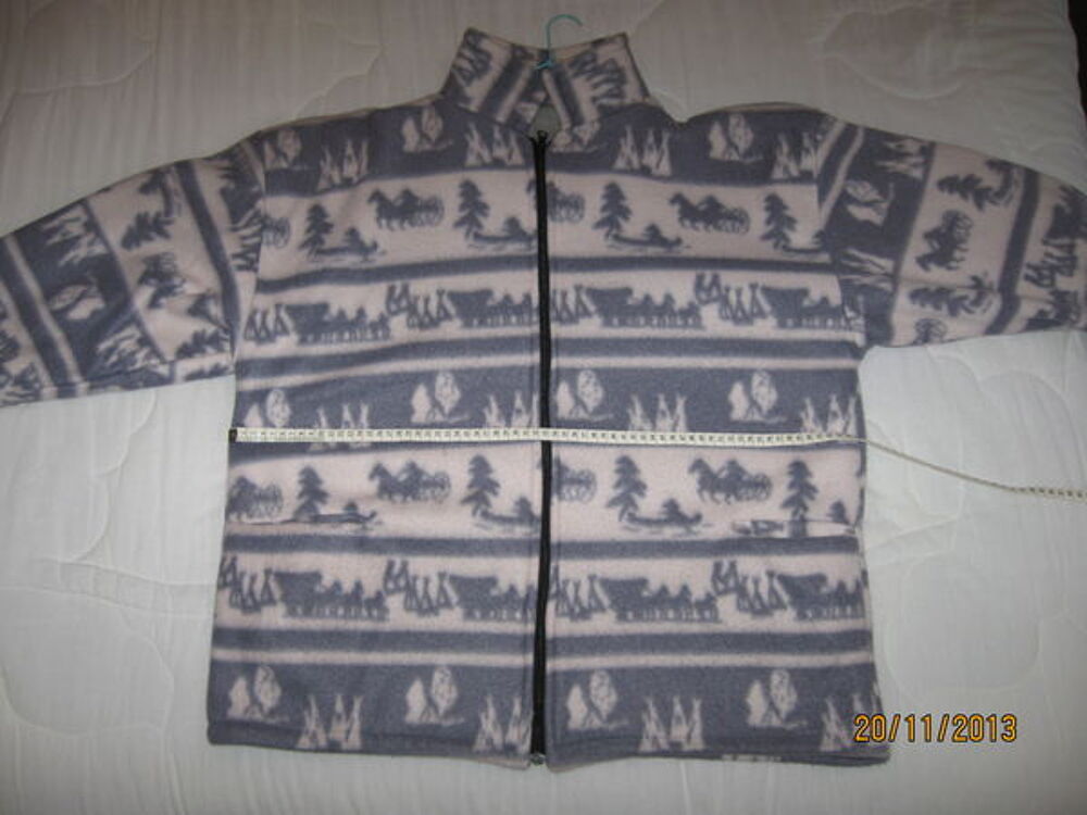Veste Polaire blanche100% neuve marque fran&ccedil;aise Tangana Sports