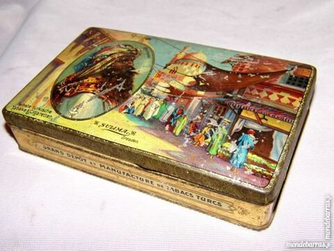 Boite publicitaire cigarette SULIMA TURQUIE retro 10 Dunkerque (59)