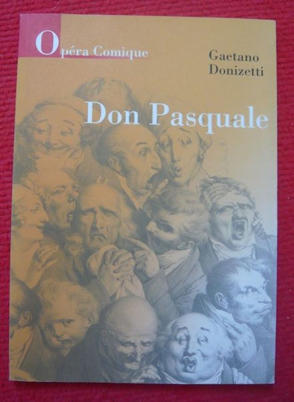 Programme du Th&eacute;&acirc;tre Op&eacute;ra Comique Don Pasquale (1994) 
