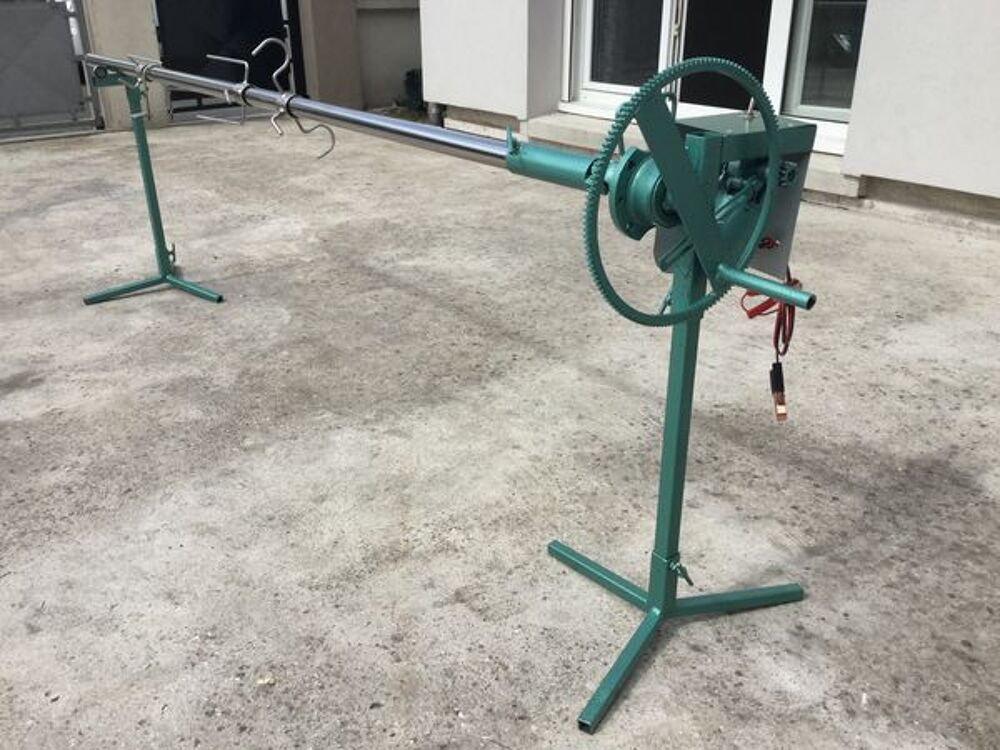 Tourne broche INOX cochon et /ou m&eacute;choui Jardin