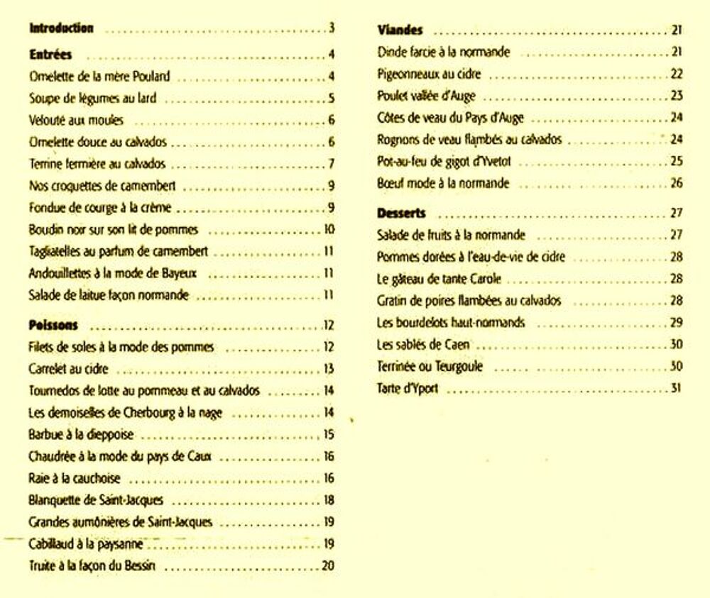 RECETTES DE NORMANDIE / les-livres-de-jac Livres et BD