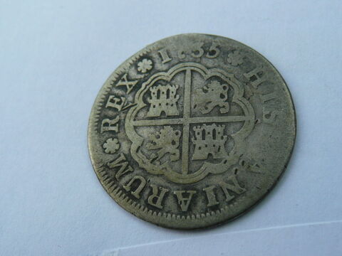 Monnaie Philippe V 2 rales 1735 Espagne 43 Bordeaux (33)