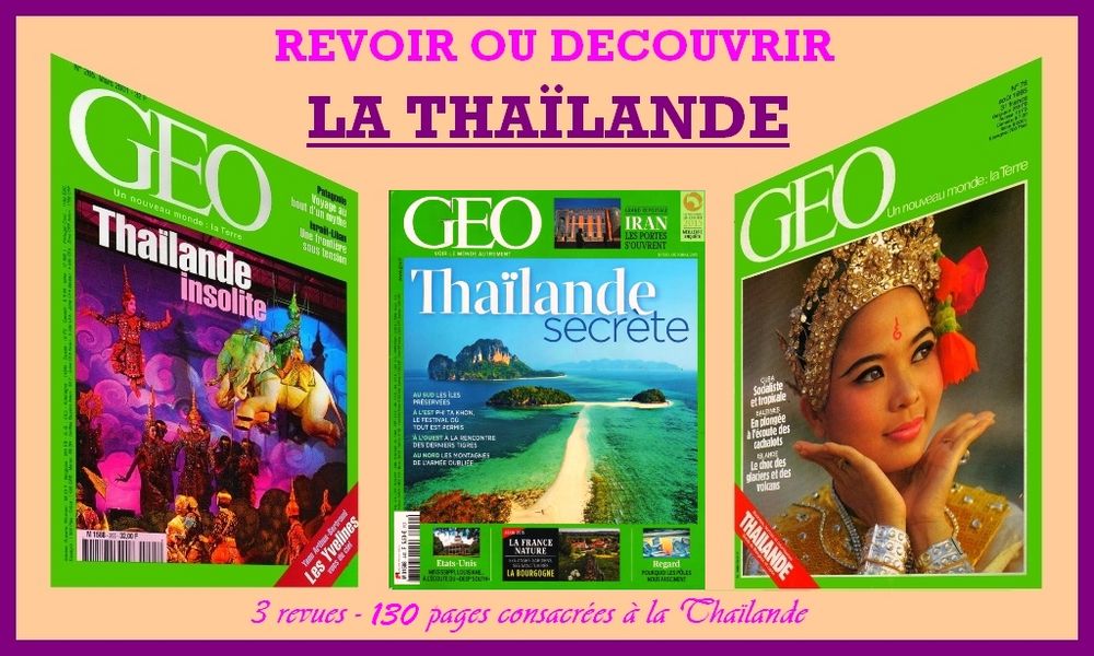 THA&Iuml;LANDE - g&eacute;o / prixportcompris Livres et BD