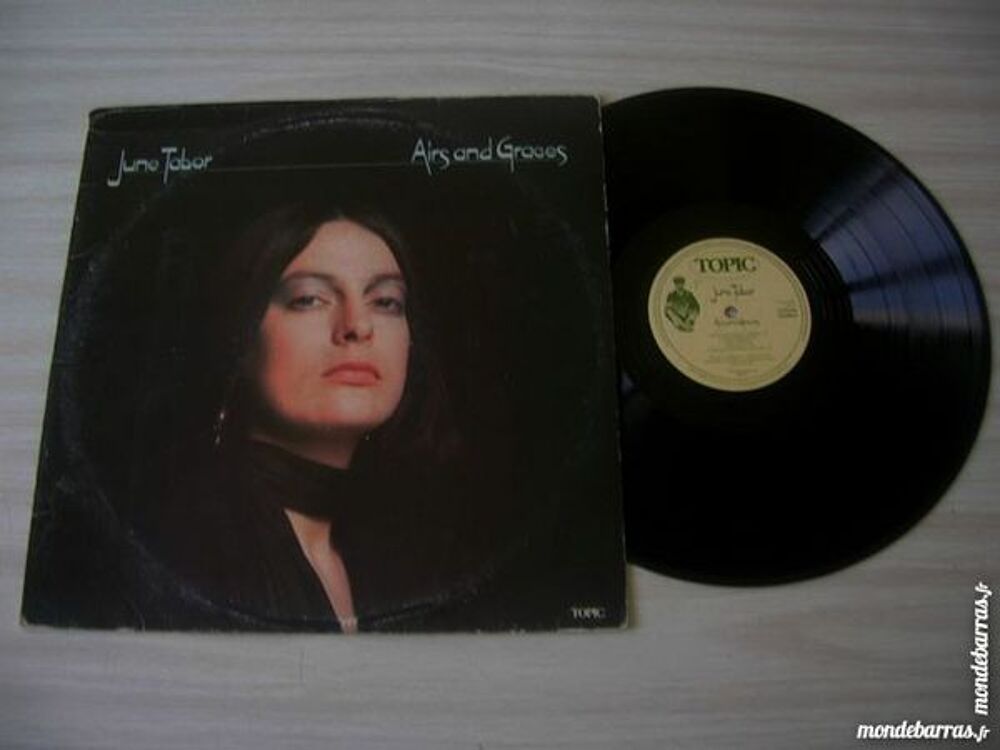 33 TOURS JUNE TABOR Airs and Graces - ORIGINAL UK CD et vinyles