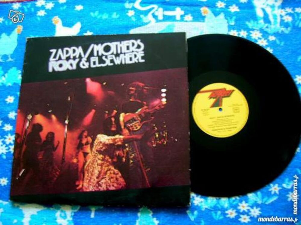 DOUBLE 33 TOURS ZAPPA/MOTHERS Roxy &amp; Elsewhere CD et vinyles