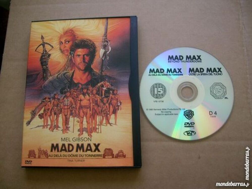 DVD MAD MAX Au del&agrave; du d&ocirc;me du tonnerre DVD et blu-ray