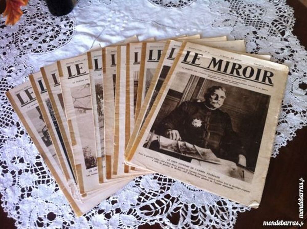 POUR COLLECTIONNEURS : JOURNAUX ANCIENS LE MIROIR 