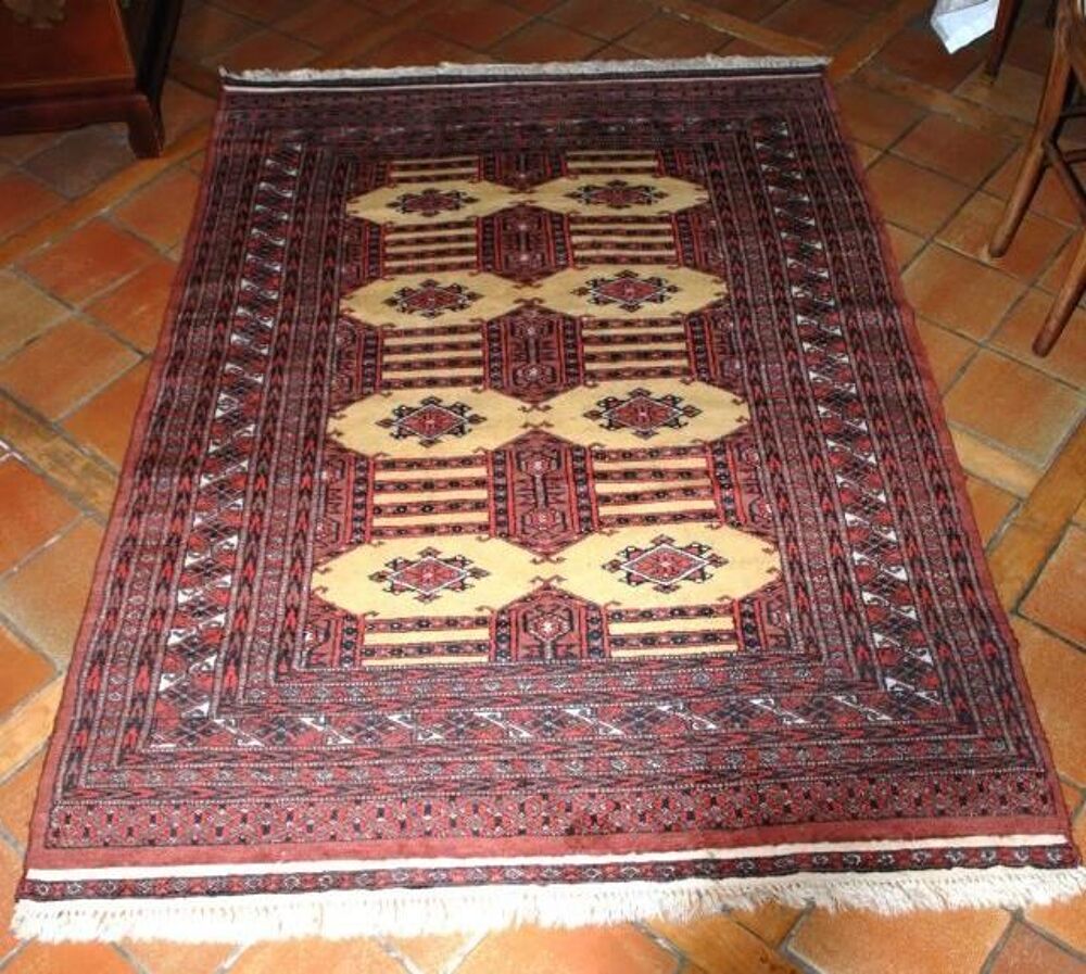 TAPIS d'Orient authentique Pakistanais 360000 noeuds Décoration