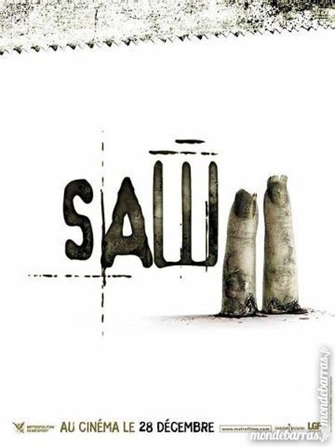 K7 Vhs: Saw 2 (81) 6 Saint-Quentin (02)
