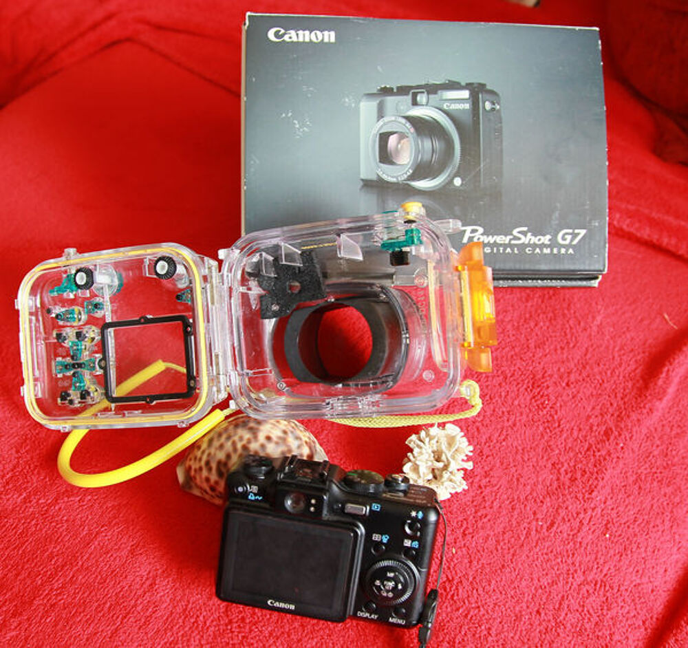 Canon G7 + Boitier Canon WPDC 11 Photos/Video/TV