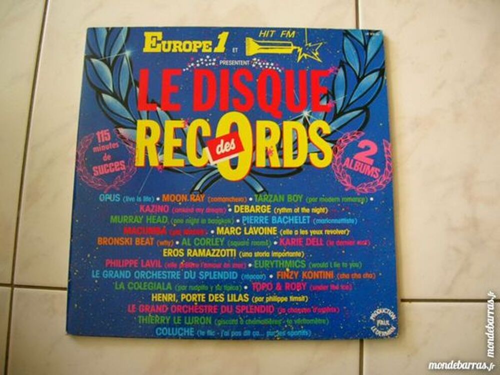 33 TOURS LE DISQUE DES RECORDS Europe 1 et HIT FM CD et vinyles