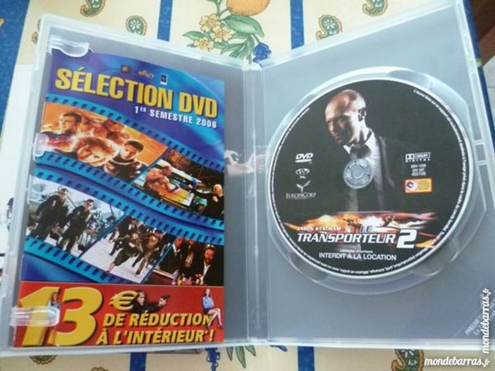 DVD transporteur action film cinema TV statham jas DVD et blu-ray