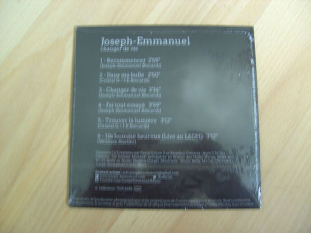 EP &quot;Changer de vie&quot; de Joseph-Emmanuel (Neuf) CD et vinyles