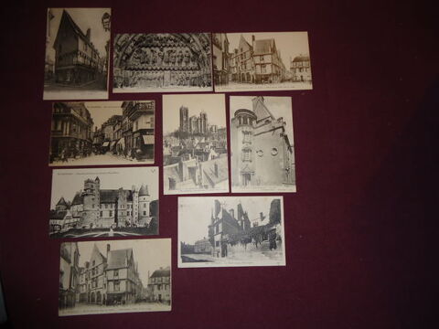 lot de 8 cartes postales 1920 BOURGES 10 Thaon-les-Vosges (88)