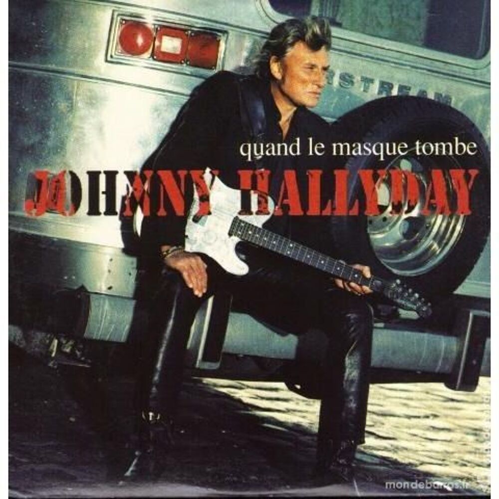 Johnny Hallyday &laquo; Quand le masque tombe &raquo; Promo CD et vinyles