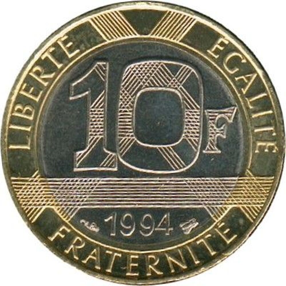 10 francs G&eacute;nie 